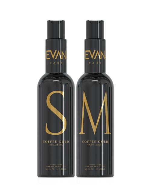 Coffee Gold komplekt – šampoon & palsam-mask