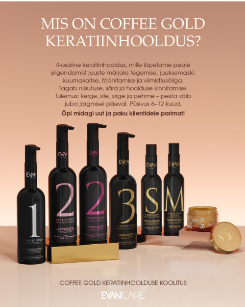 COFFEE GOLD KERATIINHOOLDUSE KOOLITUS
