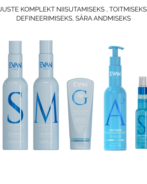 Curly Power lokkis juuste niisutamine,toitmine,defineerimine,sära andmine