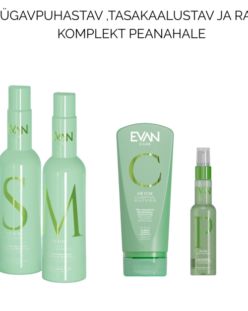 Detox komplekt- sügavpuhastamine, ravimine, tasakaalustamine, värskendamine