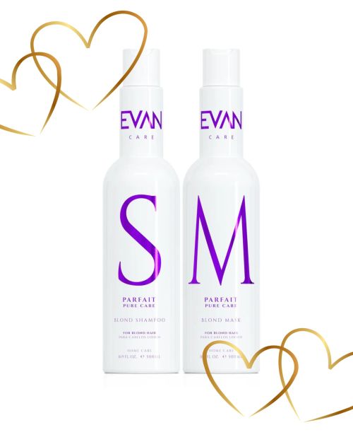 Blondide ja kahjustunud,kuivade juuste komplekt