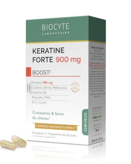 Keratine Forte 900mg juuksekasvu kiirendavad kapslid