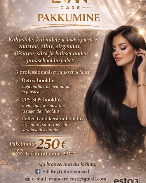 Juuksed sirgeks, siledaks, säravaks ja elujõuliseks