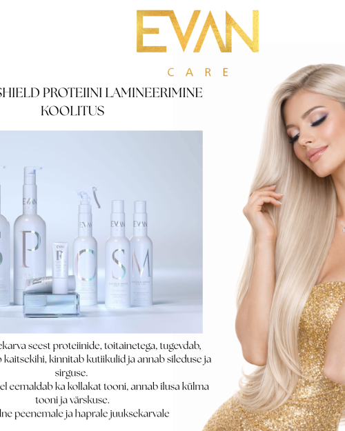 FILLER&SHIELD PROTEIINI LAMINEERIMINE JUUKSEHOOLDUSE KOOLITUS