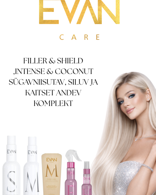 FILLER & SHIELD, COCONUT SÜGAVUTI NIISUTAV, RAVIV JA SILUV KOMPLEKT