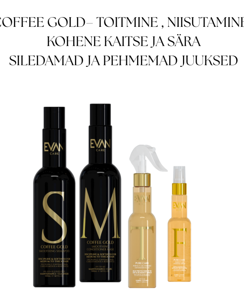 Coffee Gold komplekt- siledus ,sära ja kaitse